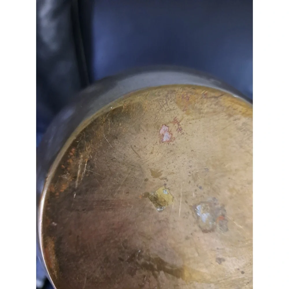 Vintage/Antique Large Heavy Copper Brass Metal Tea Kettle *Unknown‎ Makers